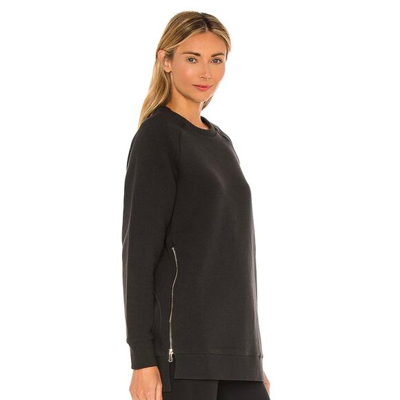 Varley Manning Sweatshirt ribbed Size M in Black - Picture 2 of 9